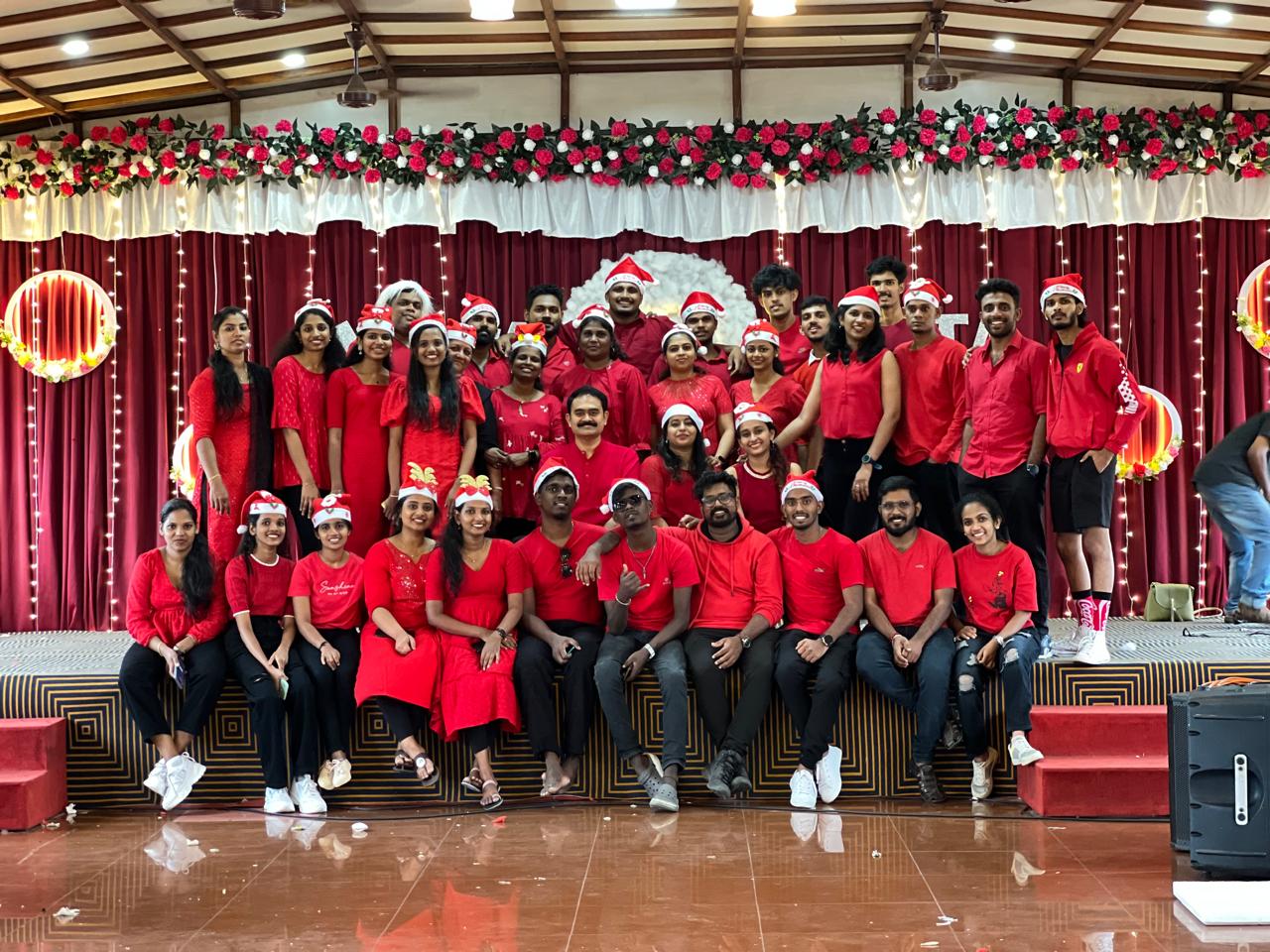 Christmas celebration at Software training Institute in Kochi