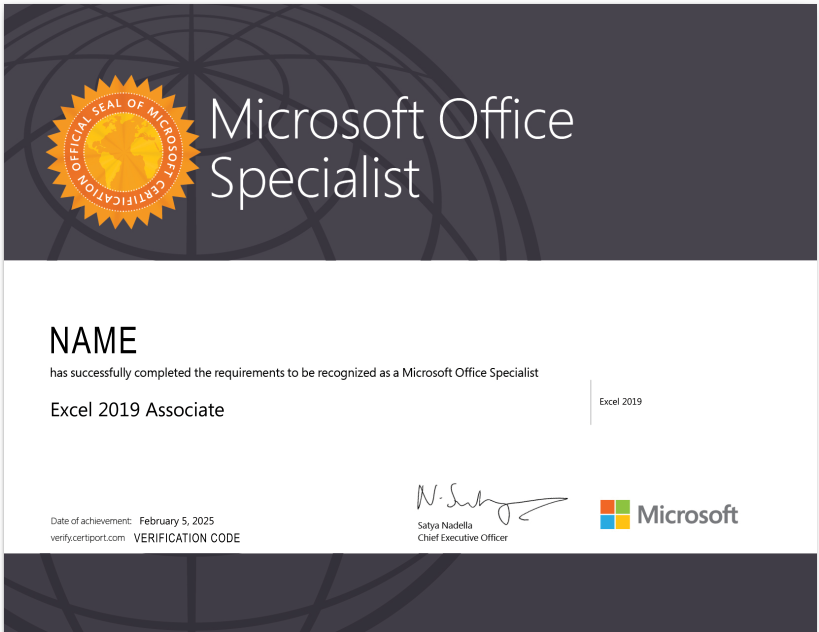 Certificate 1