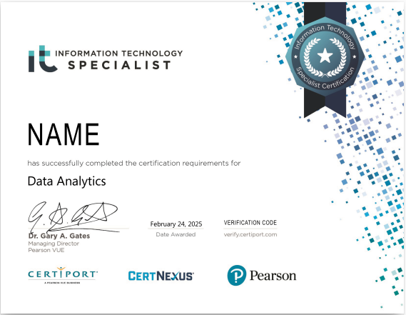 Certificate 1