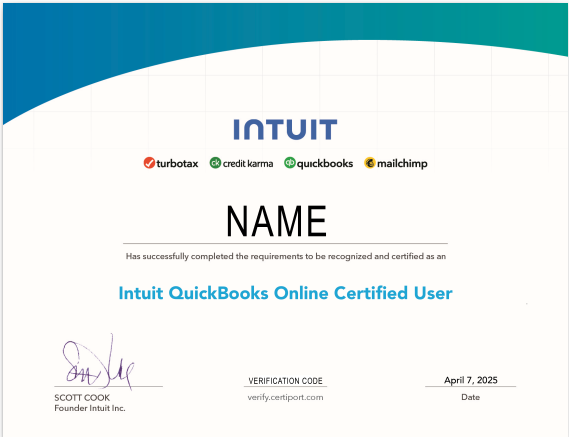 Certificate 1